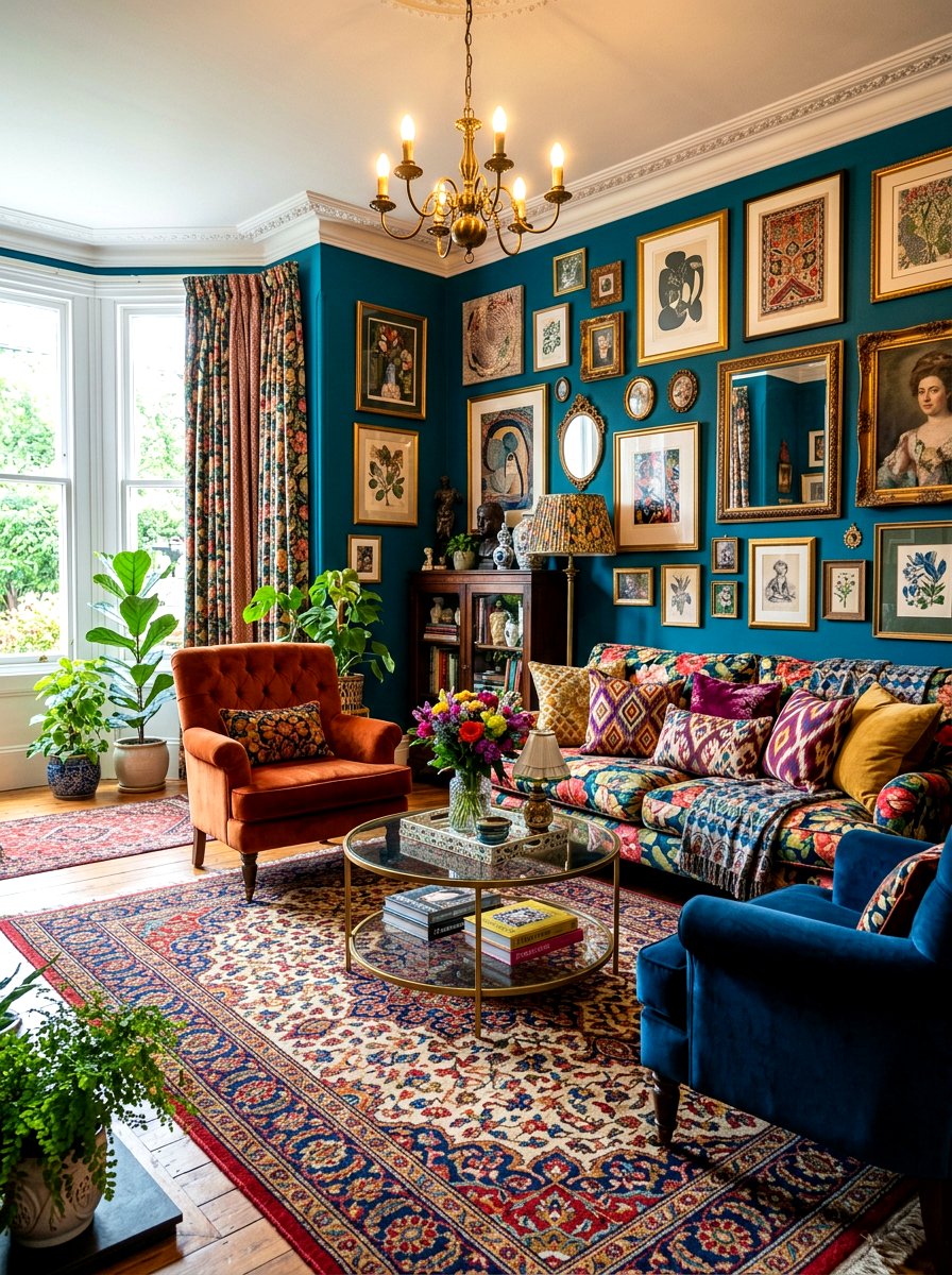 Maximalist Decor - 30 trend forward living room ideas