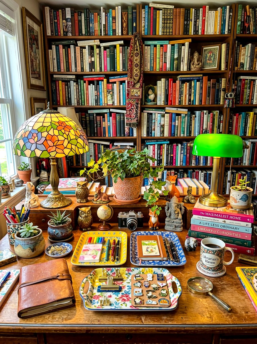 Maximalist Desk Decor - 30 maximalist office ideas