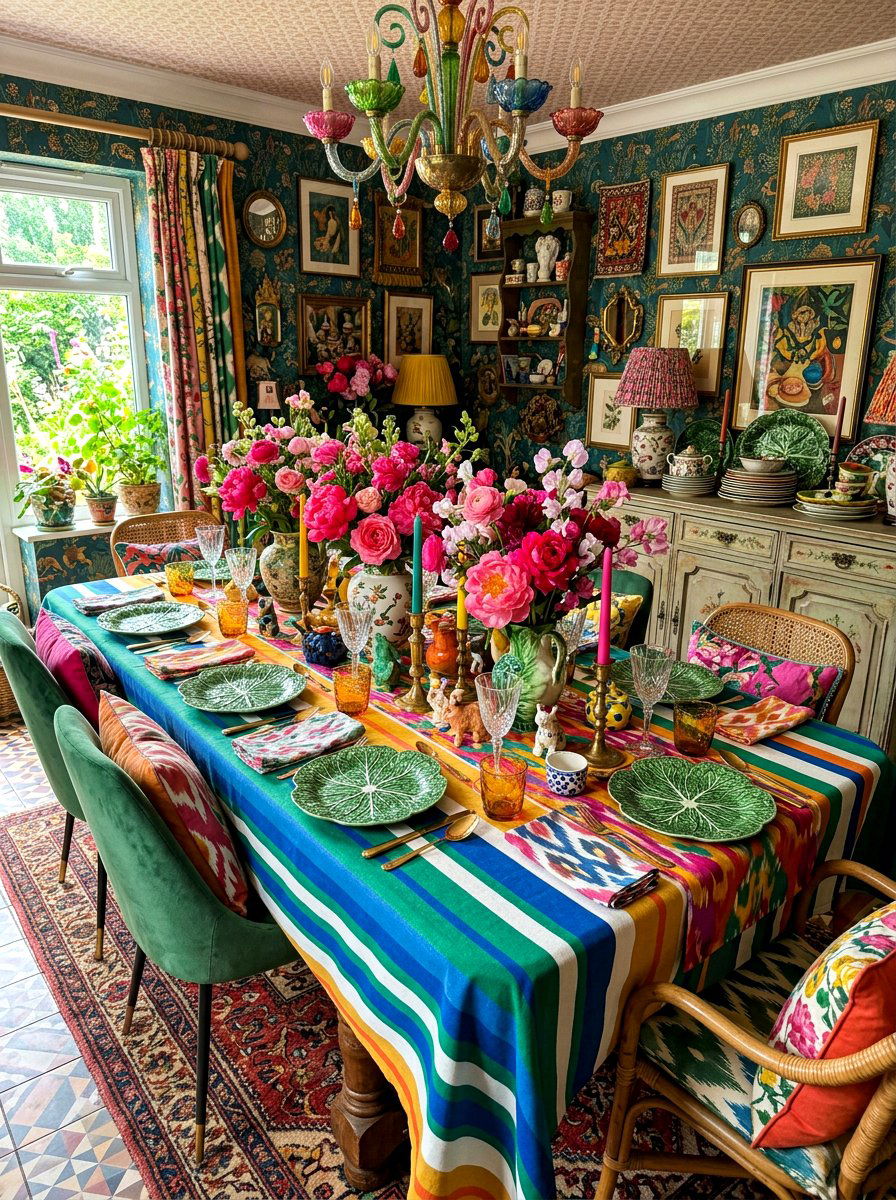 Maximalist Dining Room - 30 lettuce plate dining ideas