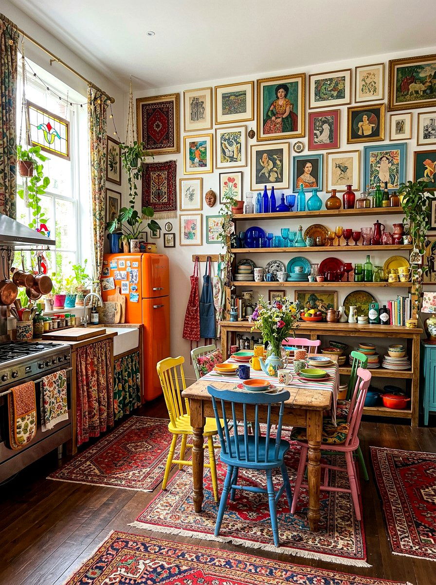 Maximalist Eclectic Kitchen - 30 collected kitchen aesthetic ideas