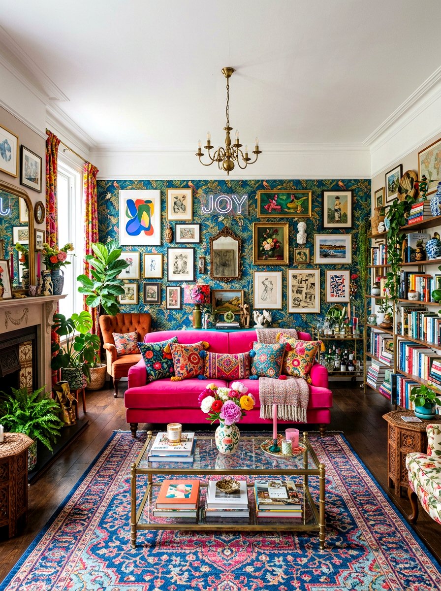 Maximalist Living Room - 30 cozy living room ideas