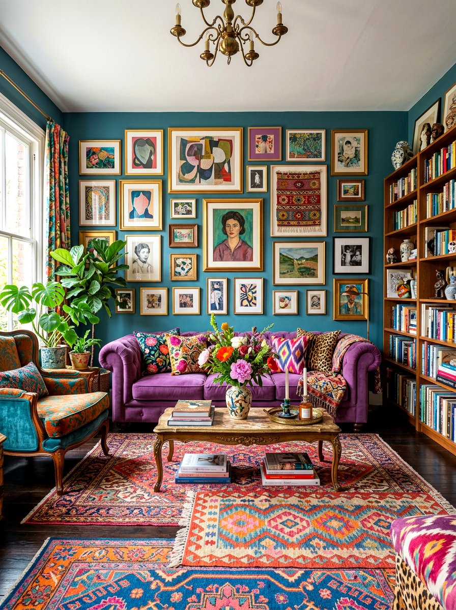 Maximalist Living Room - 30 modern living room ideas