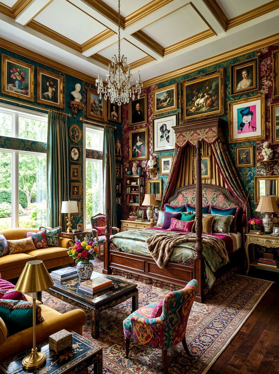 Maximalist Luxury Bedroom - 30 luxury bedroom ideas