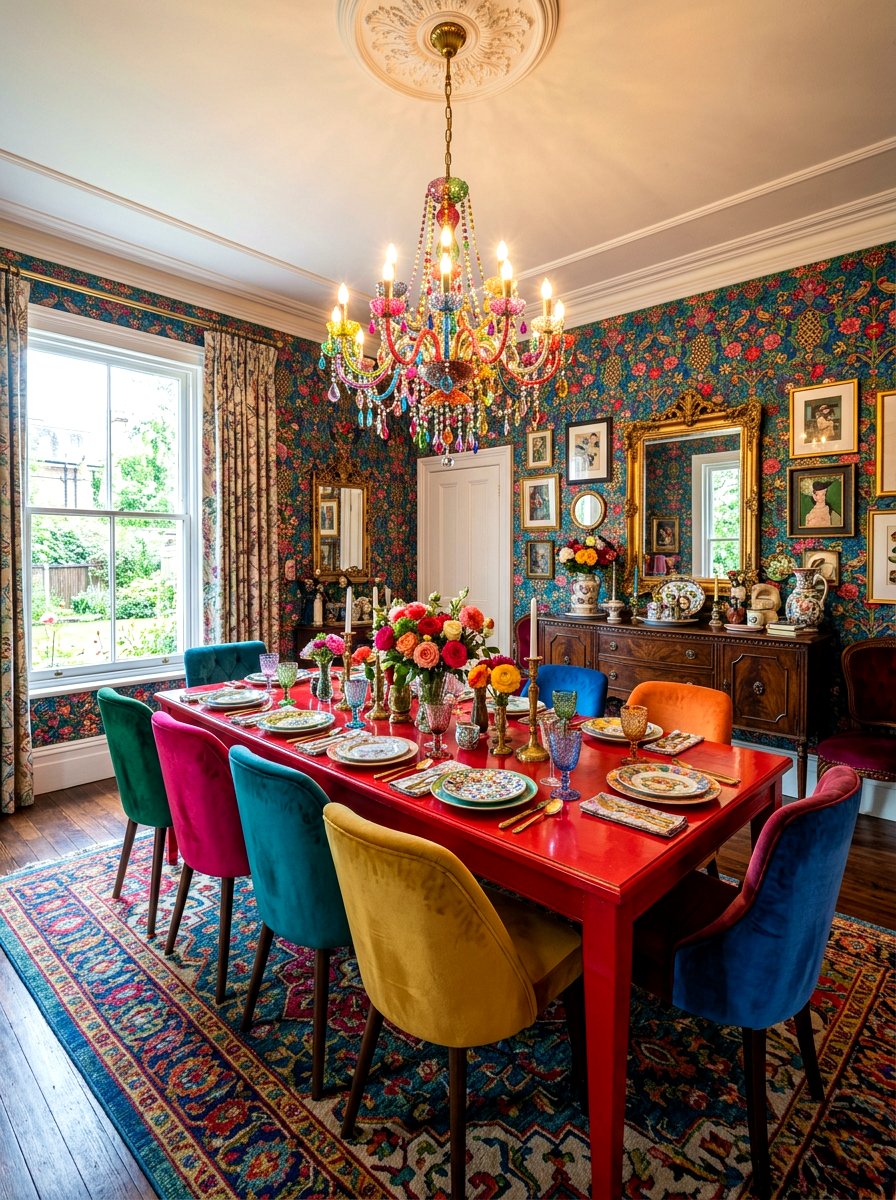 Maximalist rectangular dining room - 30 rectangular dining room ideas