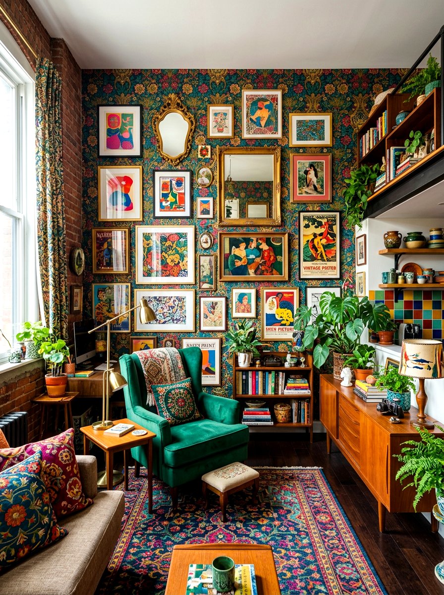 Maximalist studio apartment style - 30 studio apartment vibe ideas