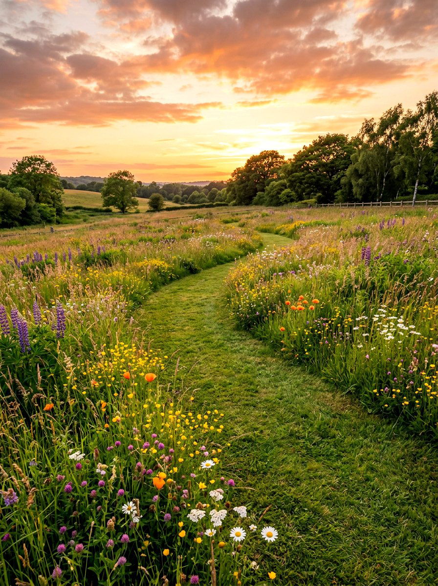 Meadow Path - 30 meadow garden ideas