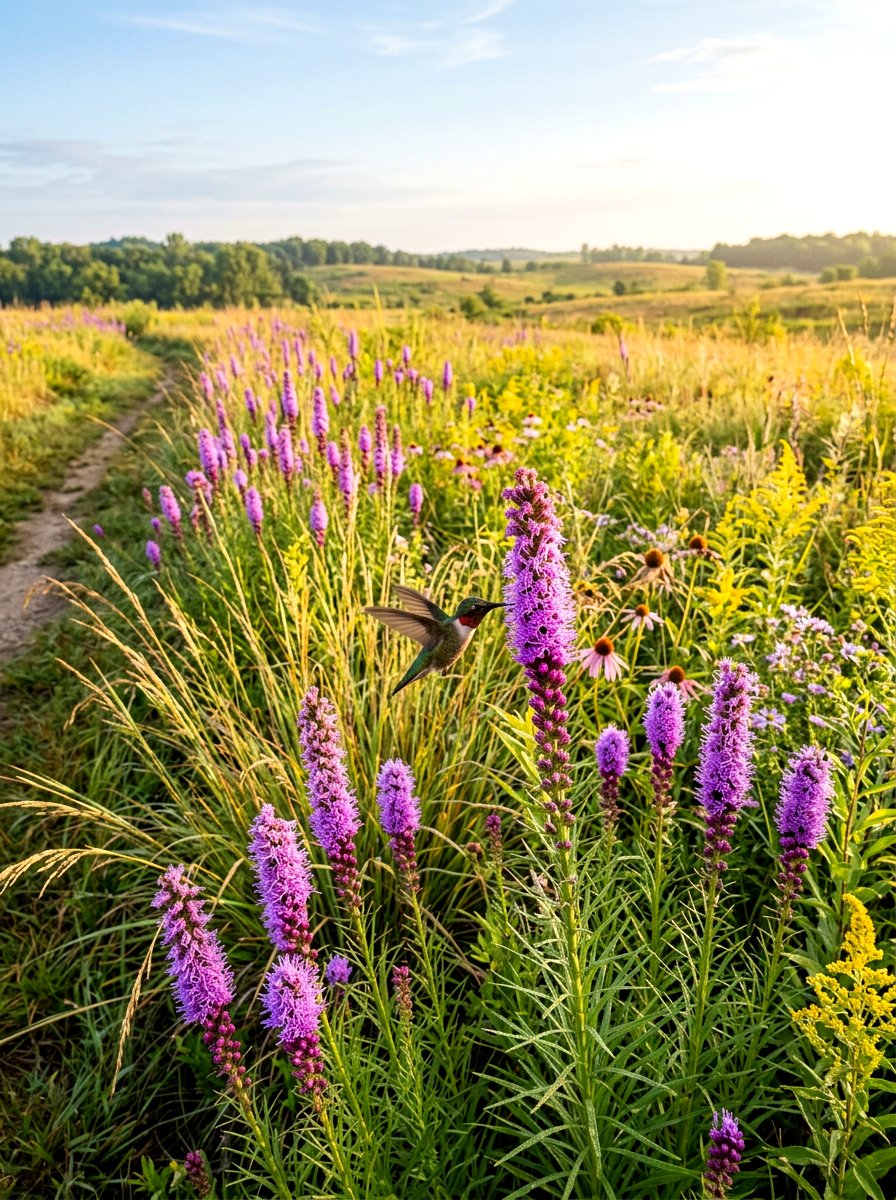 Meadow Style Edge - 30 hummingbird border ideas
