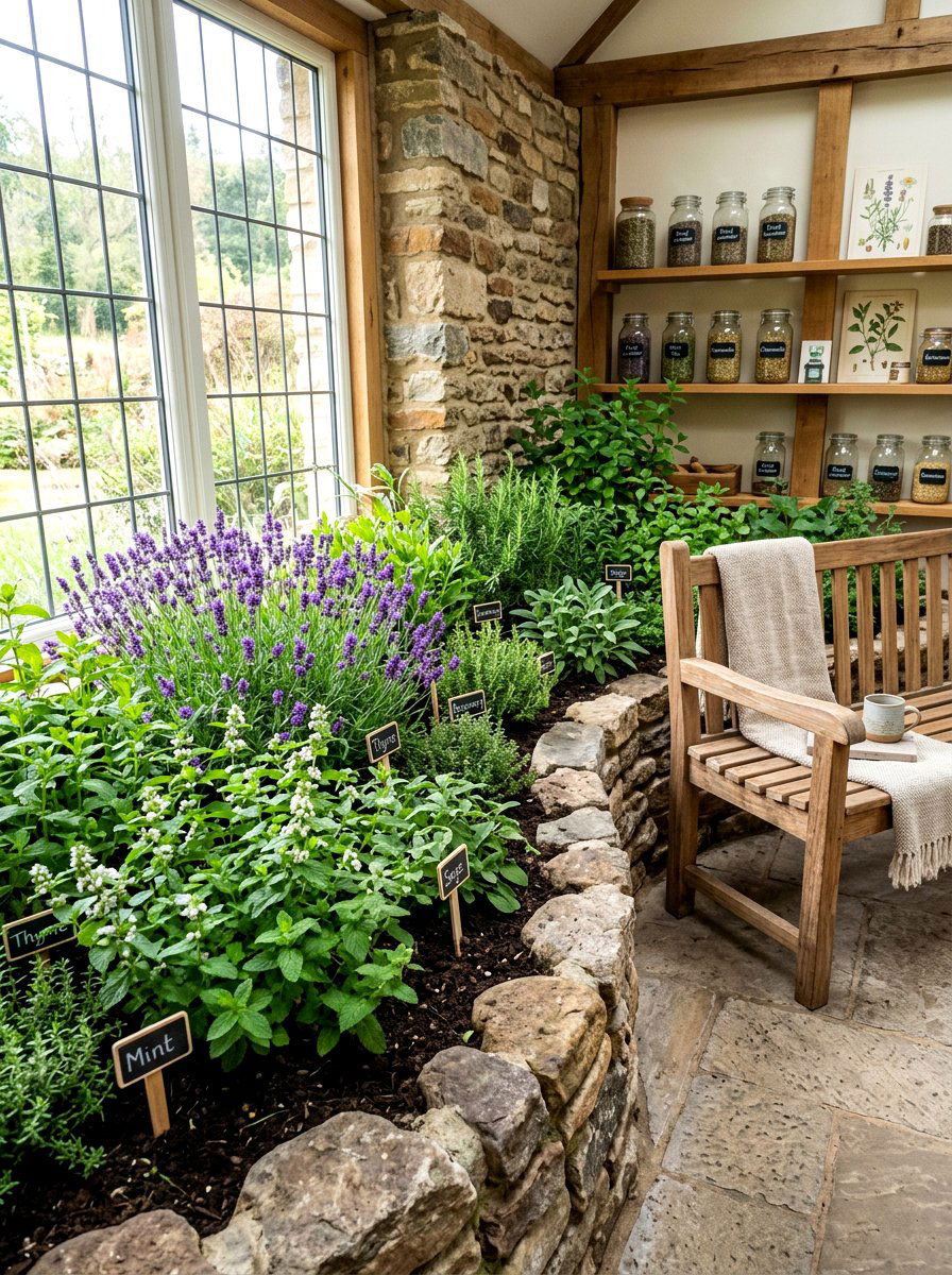 Medicinal Herb Garden - 30 beginner vegetable garden ideas