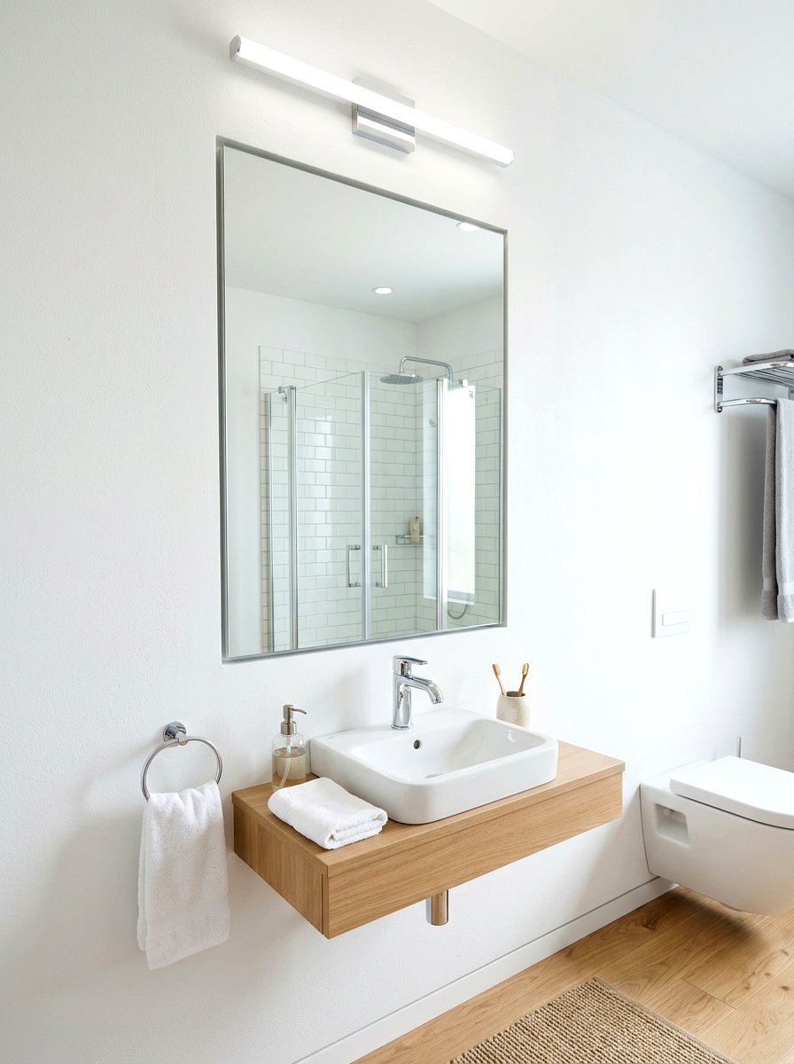 Medicine Cabinet Mirror - 30 tiny house bathroom ideas