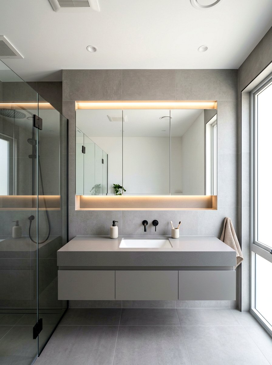 Medicine Cabinet Mirror Wall - 30 mirror wall bathroom ideas