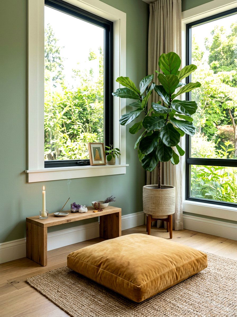 Meditation Corner - 30 wellness nook ideas