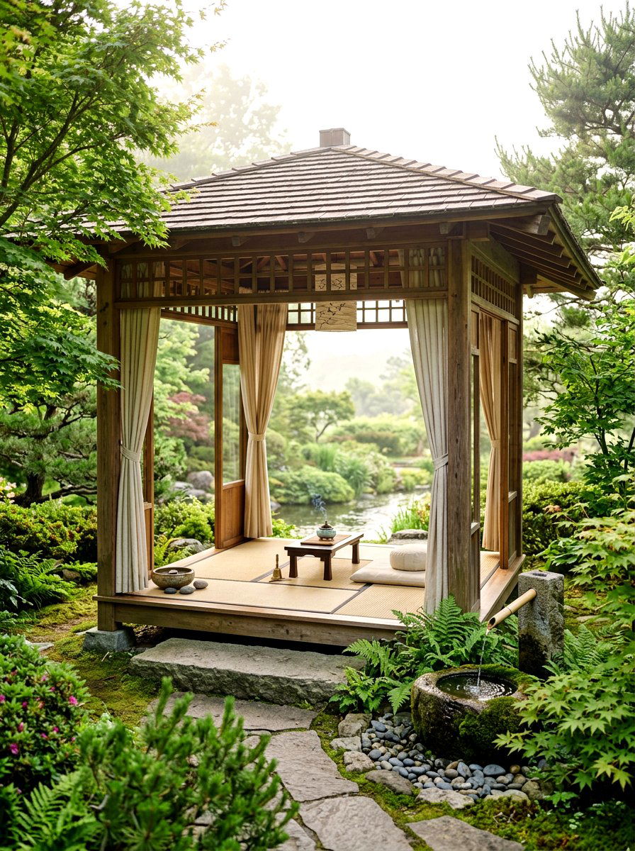 Meditation Gazebo - 30 gazebo decorating ideas