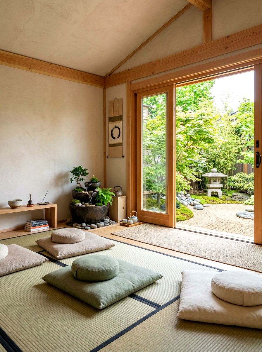 Meditation Zen Den - 30 she shed interior ideas