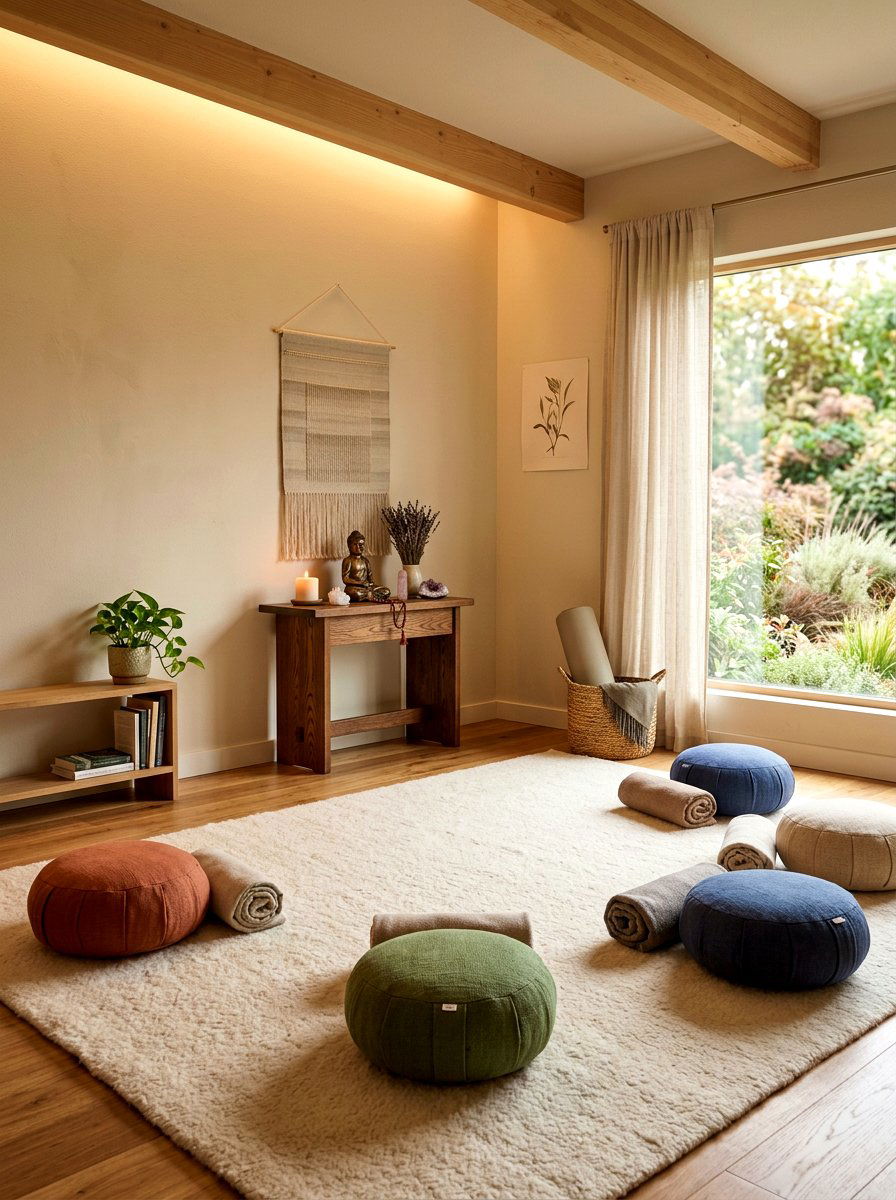Meditation room - 30 home gym ideas