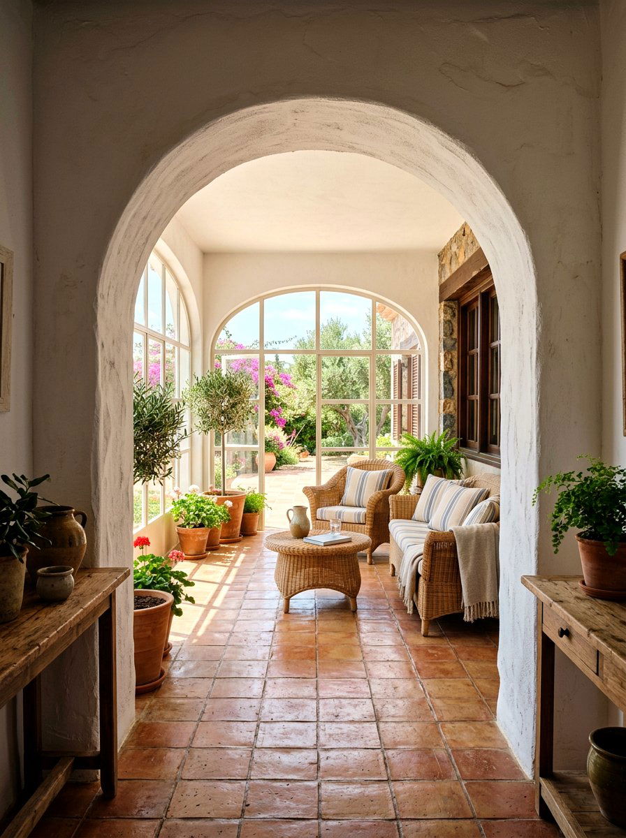 Mediterranean Arched Room Divider - 30 arched room divider ideas