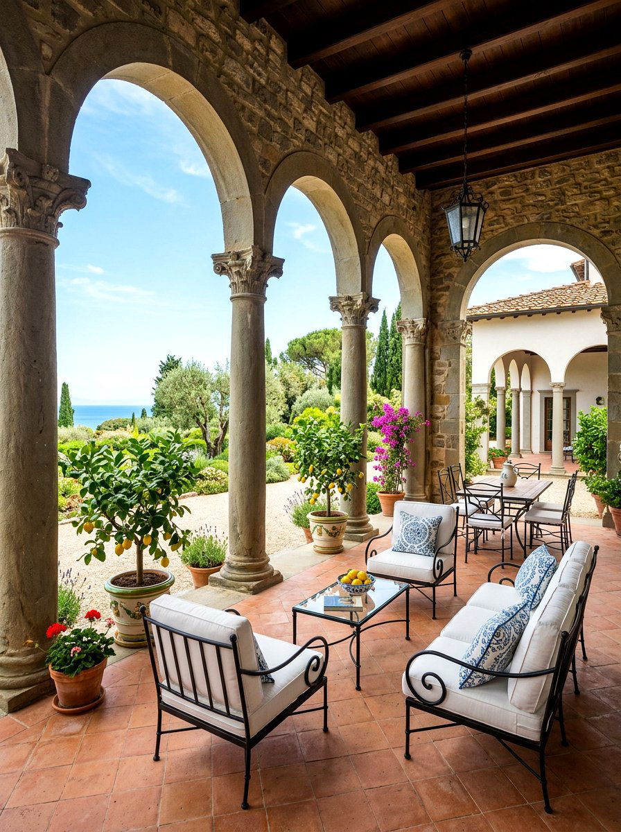 Mediterranean Architecture - 30 loggia ideas