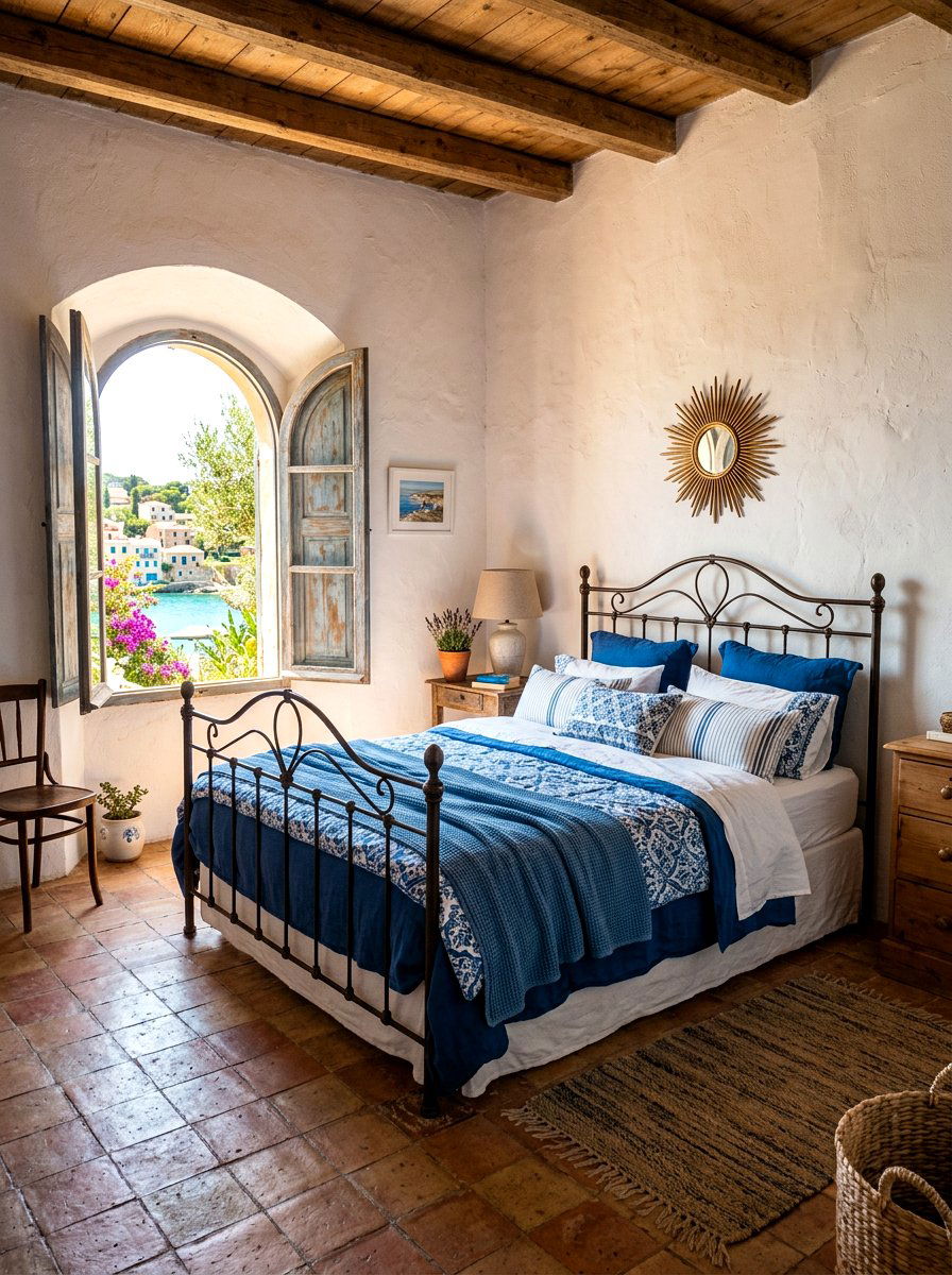 Mediterranean Bedroom - 30 aesthetic bedroom ideas