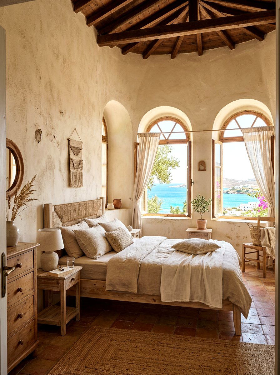 Mediterranean Beige Bedroom - 30 tonal beige bedroom ideas