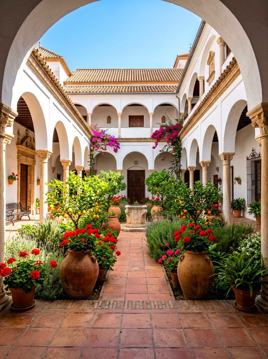 Mediterranean Cloister Style - 30 cloister garden ideas