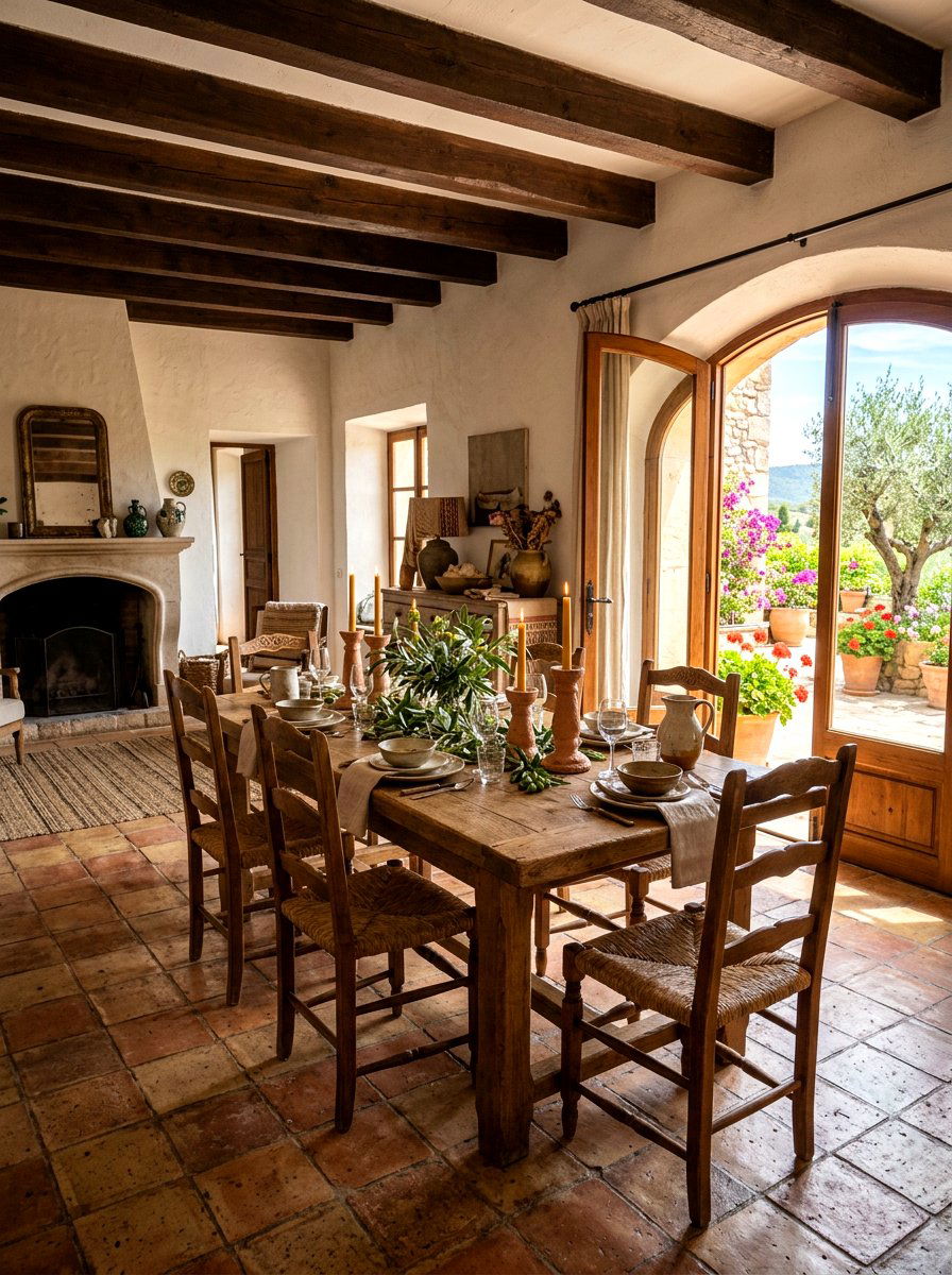 Mediterranean Dining Room Candles - 30 candlelit dining room ideas