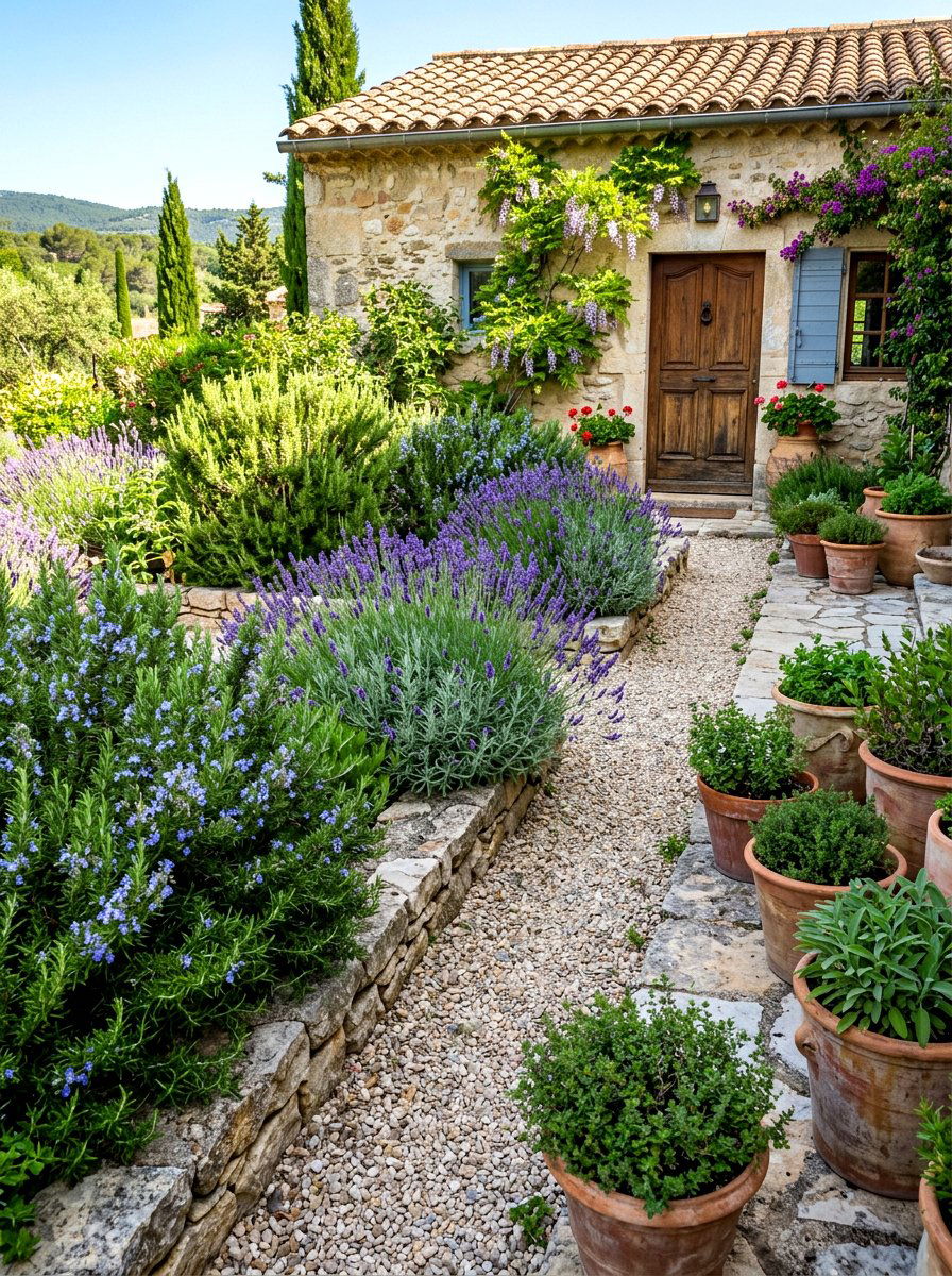 Mediterranean Herb Garden - 30 European summer home ideas