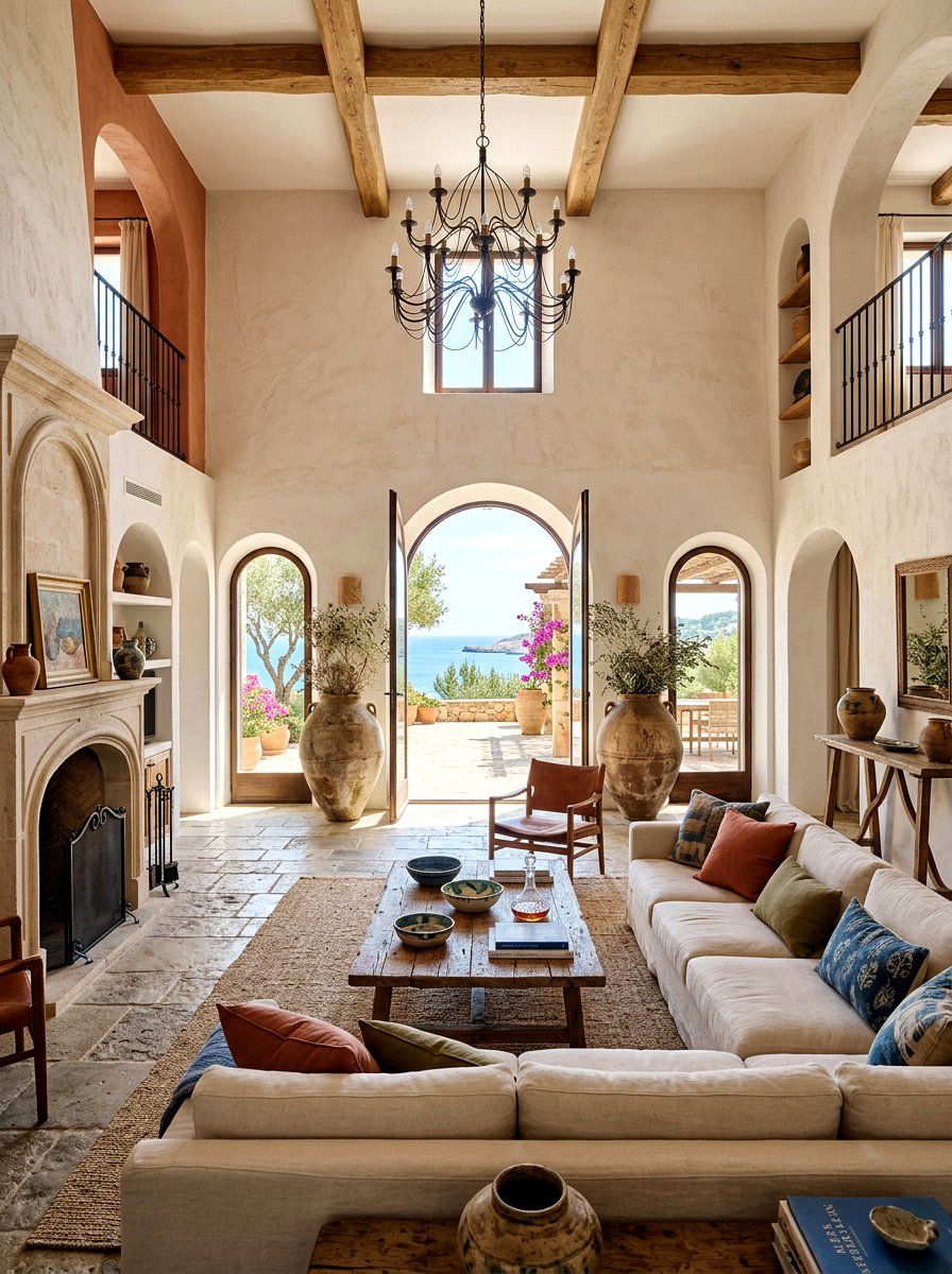 Mediterranean Luxury Living Room - 30 luxury living room ideas