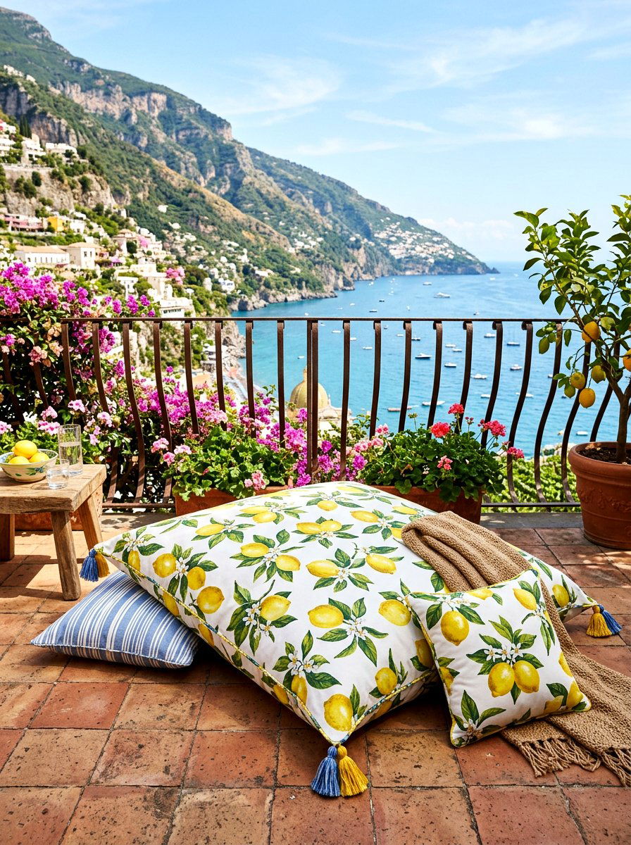 Mediterranean Outdoor Floor Pillow - 30 outdoor floor pillow ideas aesthetic