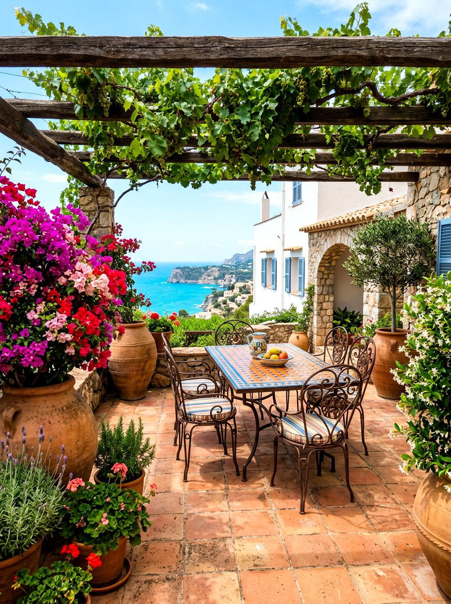 Mediterranean Patio - 30 home and garden makeover ideas