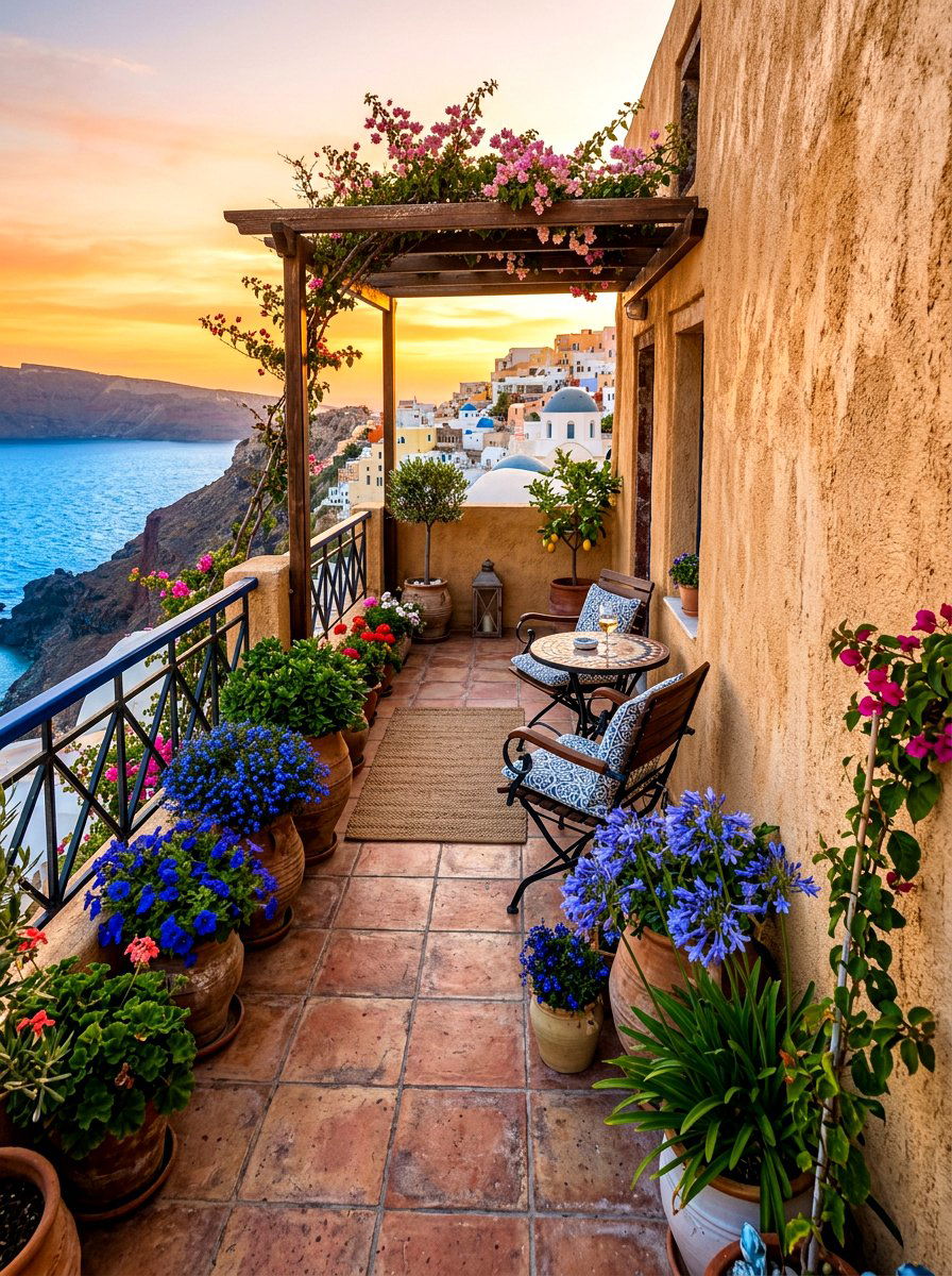 Mediterranean Sand Finish Patio - 30 textured stucco backyard ideas