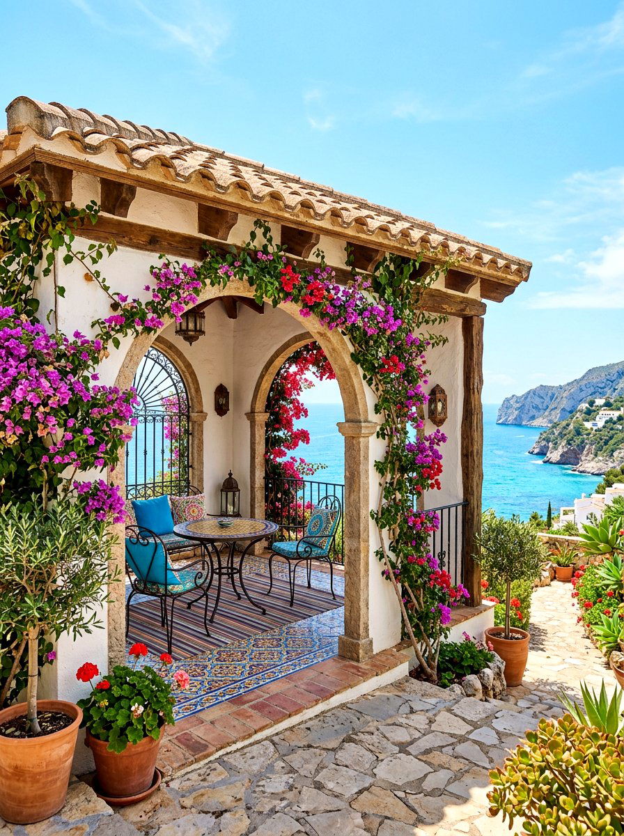 Mediterranean Style Cabana - 30 pool cabana patio ideas