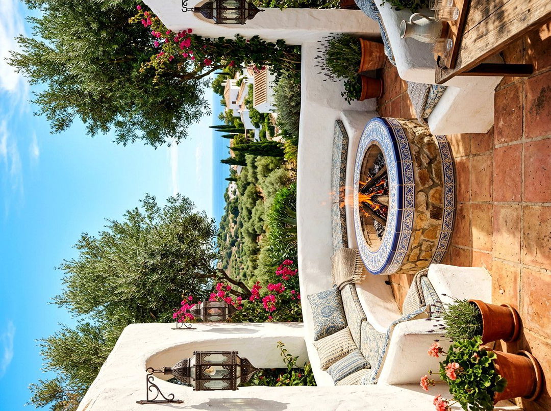 Mediterranean Style Fire Pit