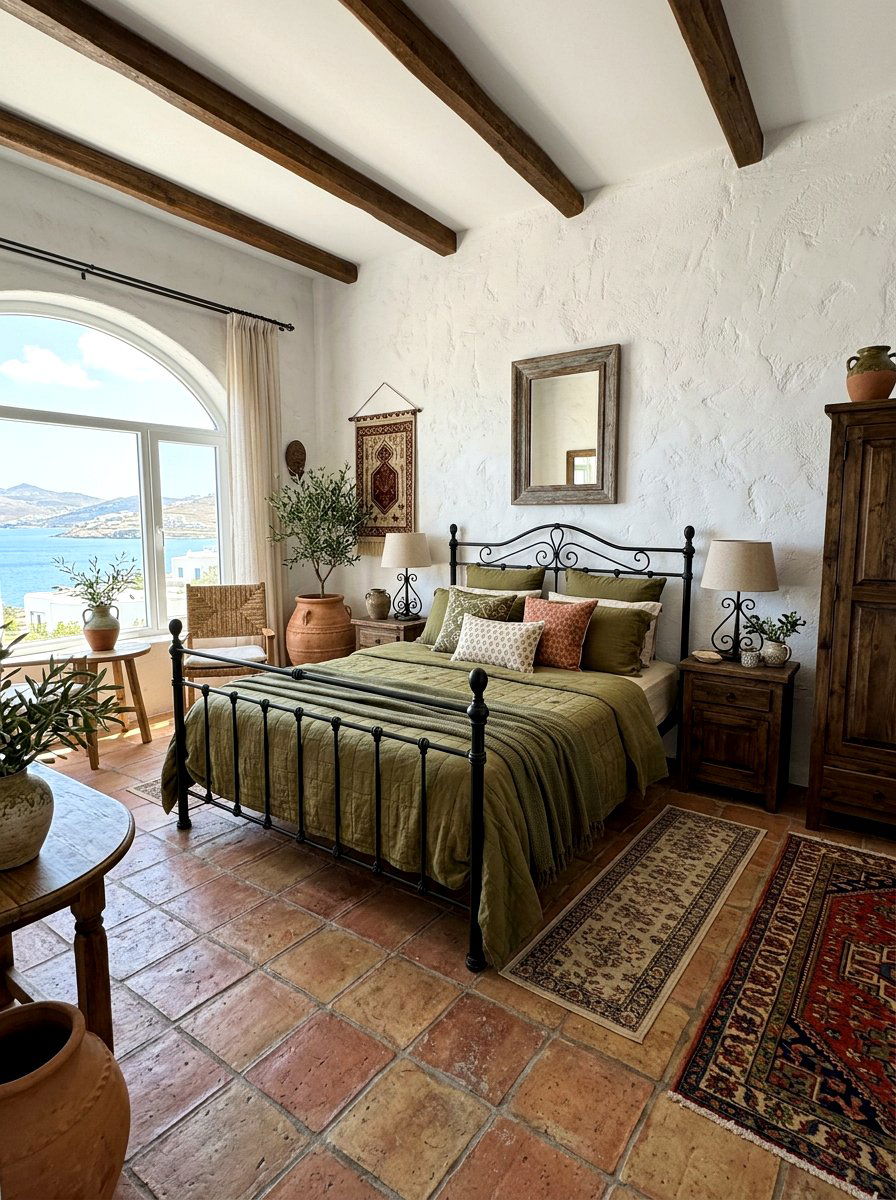 Mediterranean Style Interior - 30 summer bedroom decor ideas