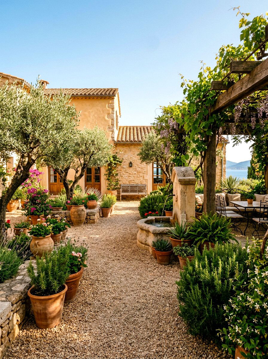 Mediterranean Style Landscaping - 30 landscaping ideas