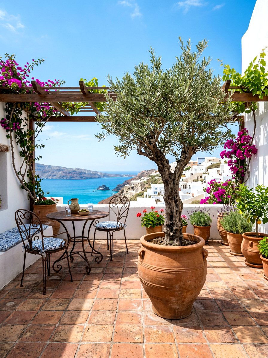 Mediterranean Style Patio - 30 patio garden ideas