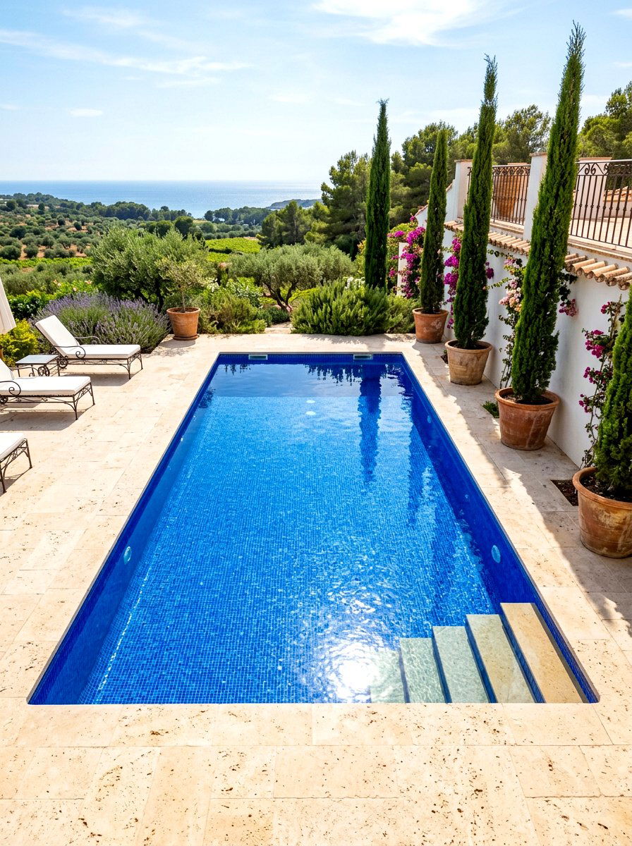 Mediterranean Style Pool - 30 backyard pool ideas
