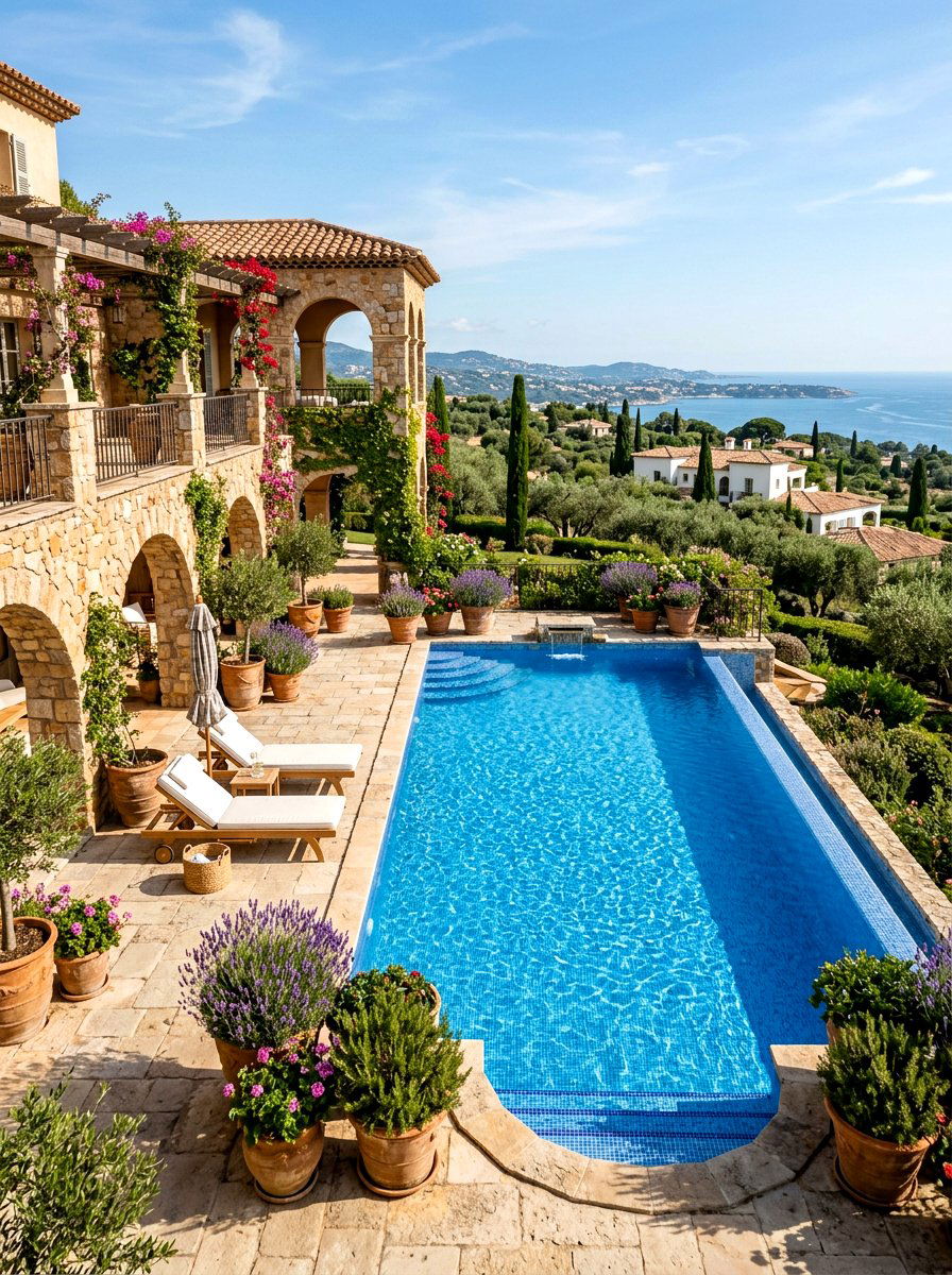 Mediterranean Style Pool - 30 family pool ideas