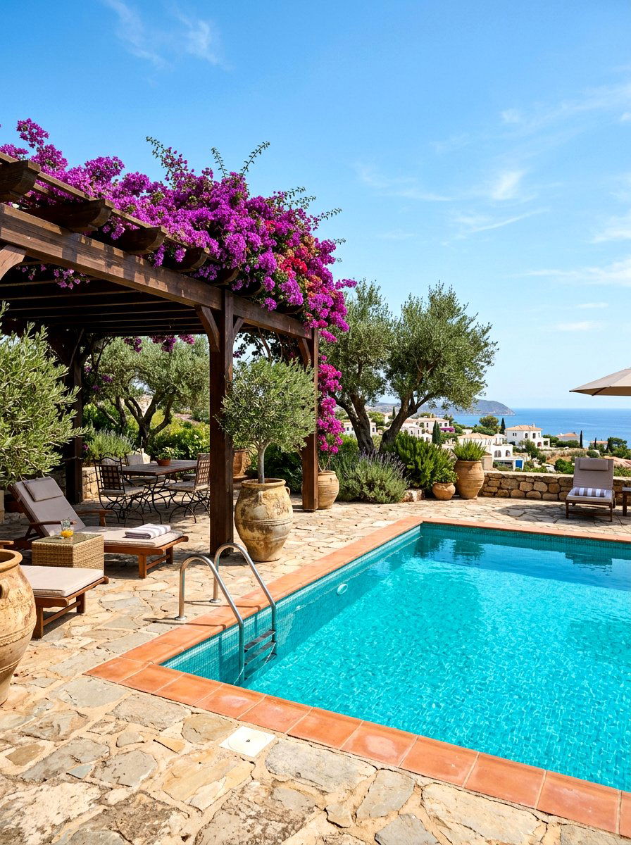 Mediterranean Style Pool - 30 rectangular pool ideas