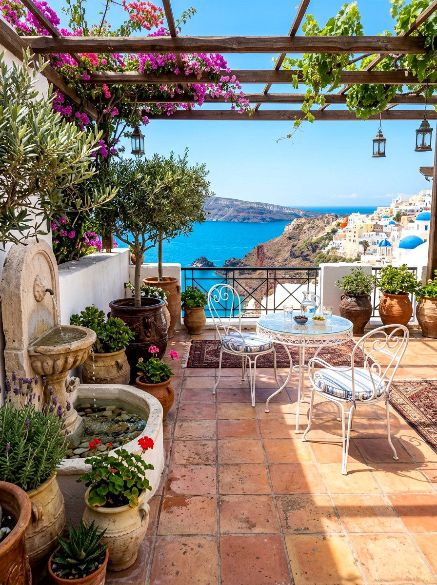 Mediterranean Terrace - 30 resort style backyard ideas