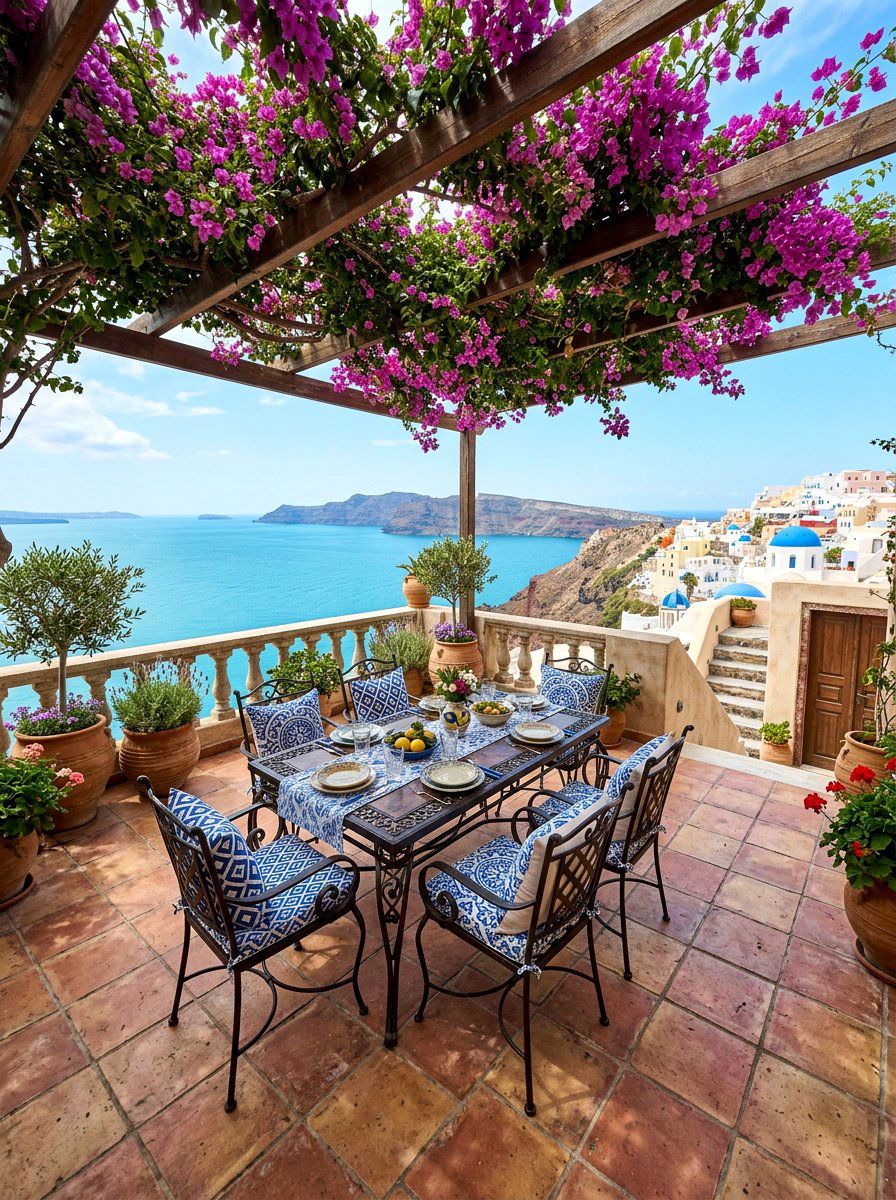 Mediterranean Terrace - 30 exterior seating area ideas