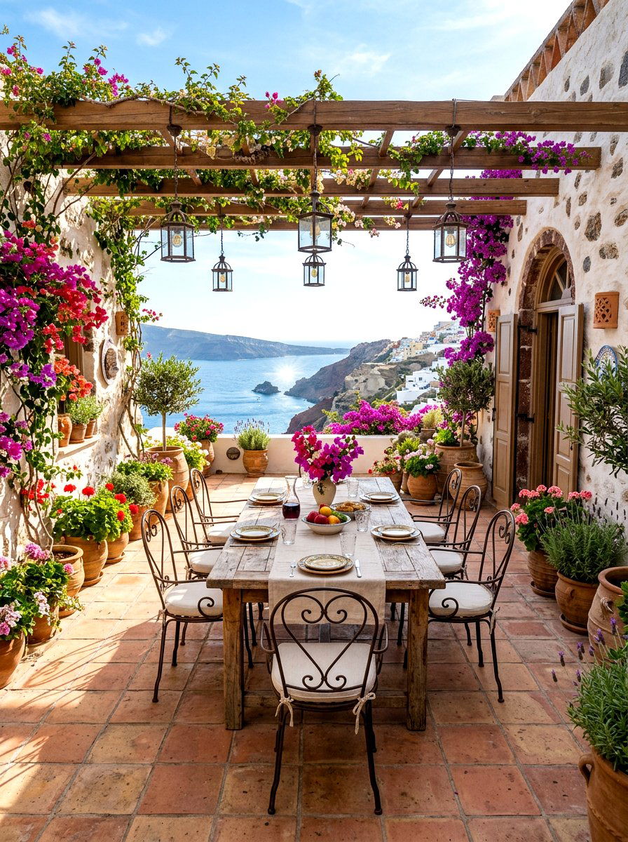 Mediterranean Terrace - 30 villa patio styling ideas