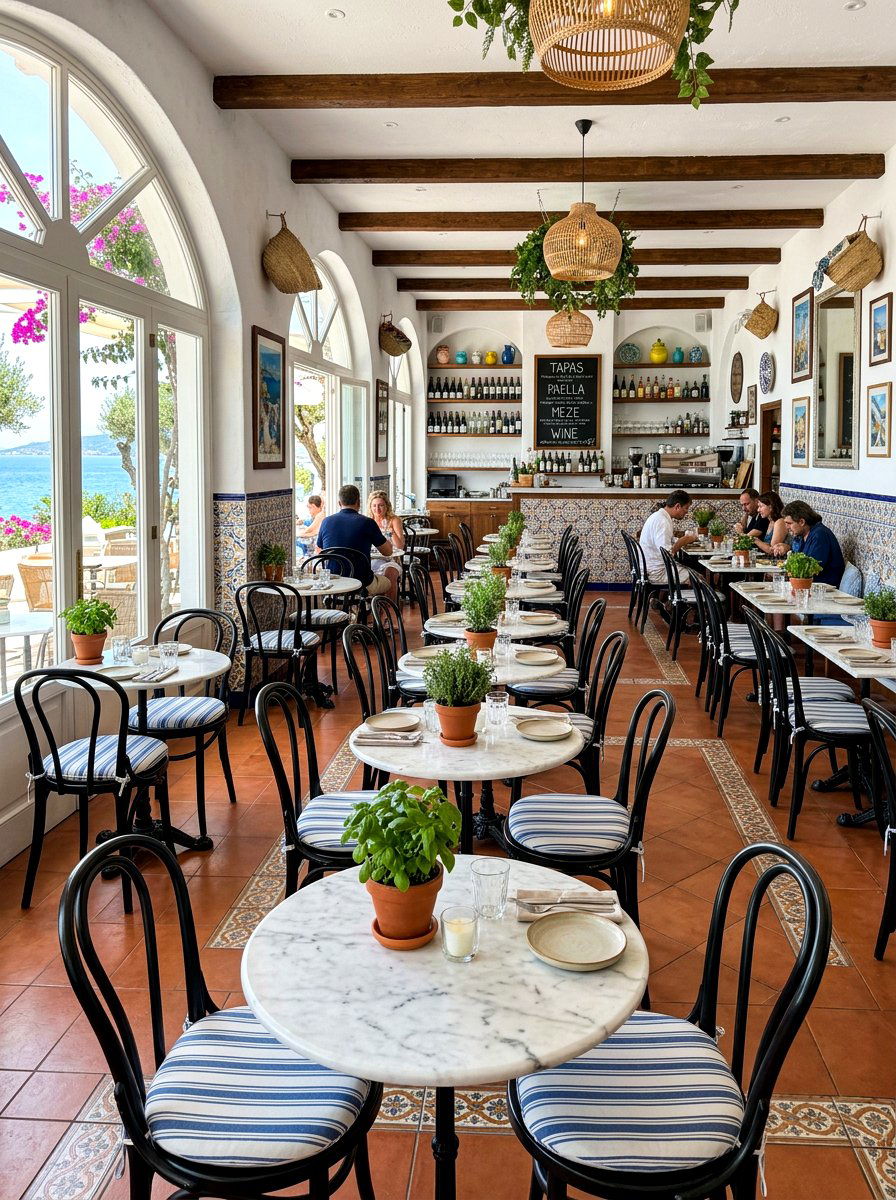 Mediterranean bistro dining room - 30 Mediterranean dining room ideas