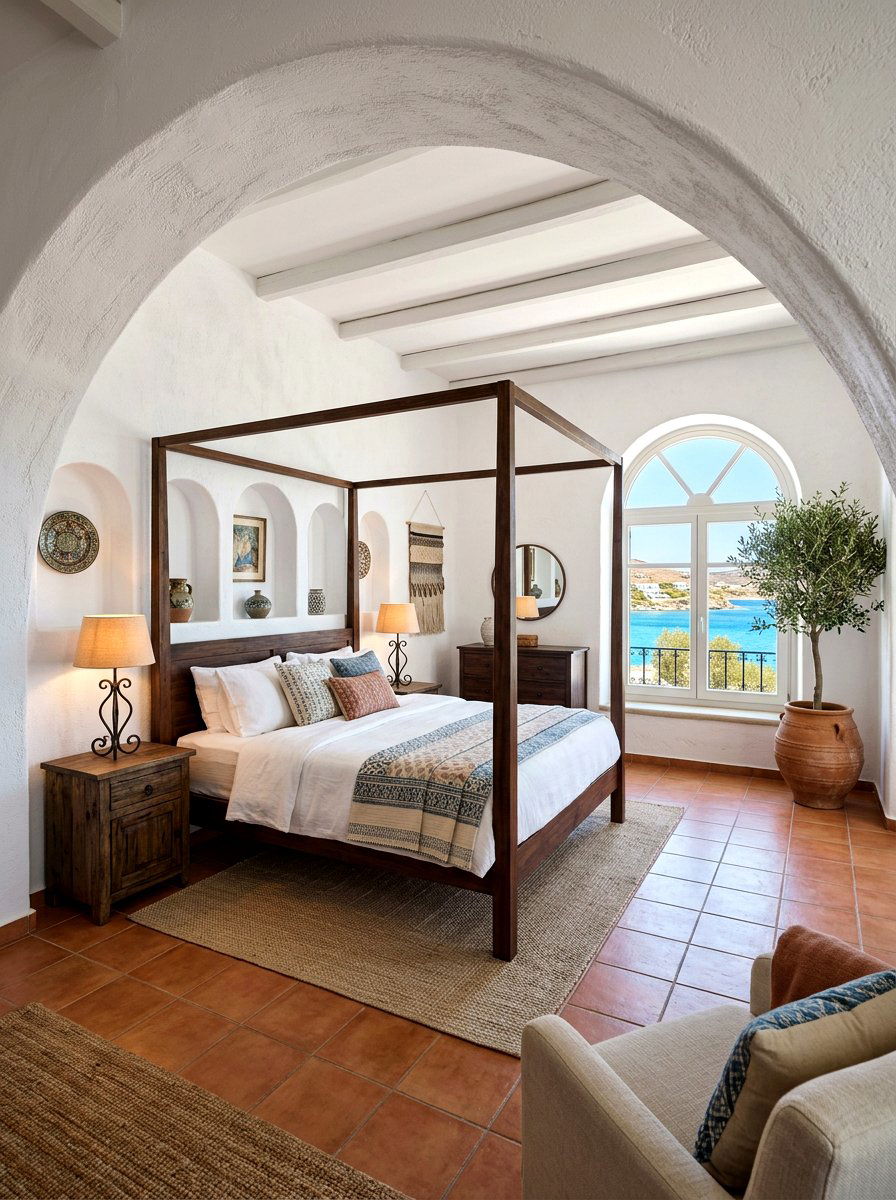 Mediterranean master bedroom - 30 luxury Pinterest bedroom ideas
