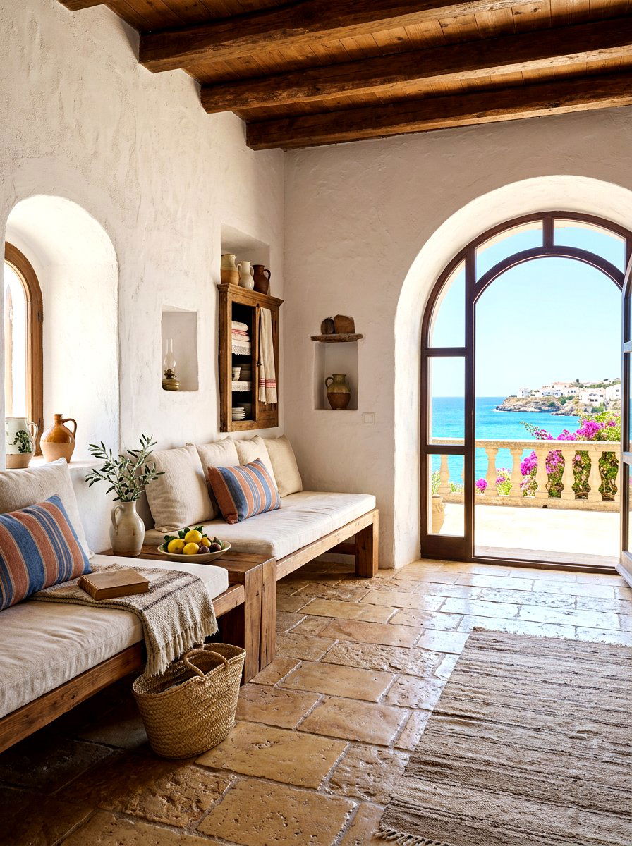 Mediterranean ochre style - 30 ochre living room ideas