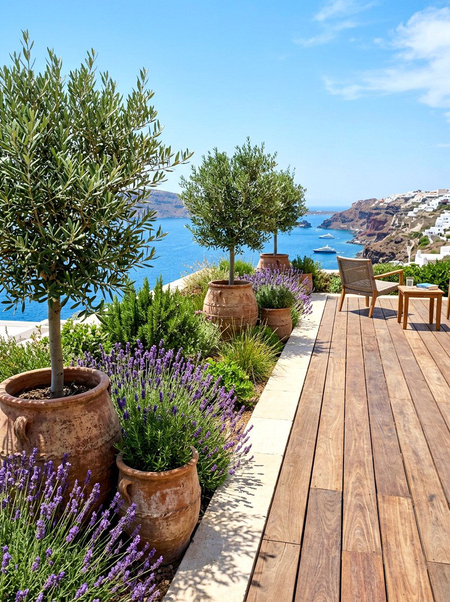 Mediterranean plants - 30 deck border planting ideas