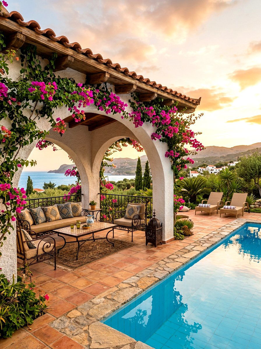 Mediterranean pool cabana - 30 pool cabana decor ideas