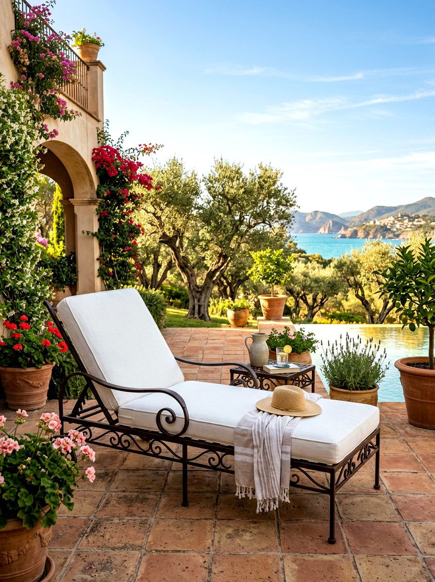 Mediterranean pool chair - 30 pool lounge chair ideas