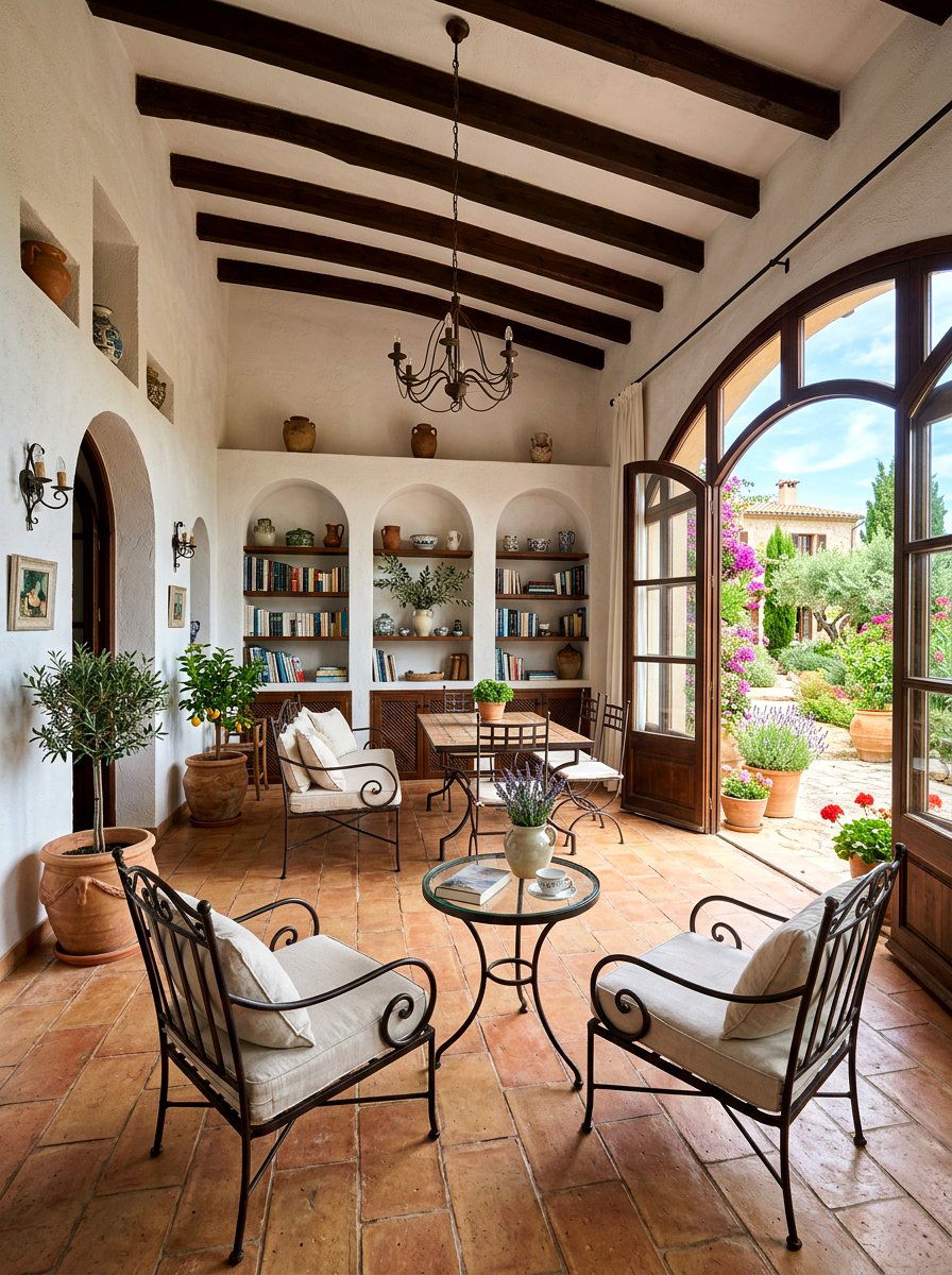 Mediterranean style garden room - 30 reading shed ideas