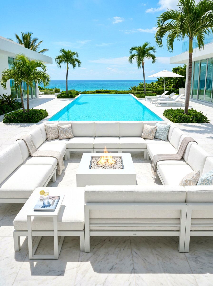 Mediterranean style patio - 30 pizza night patio ideas