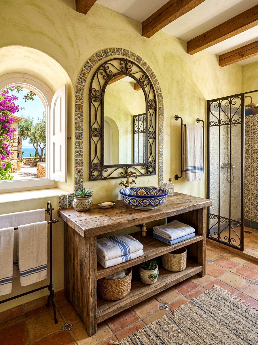 Mediterranean vessel sink bathroom - 30 vessel sink bathroom ideas