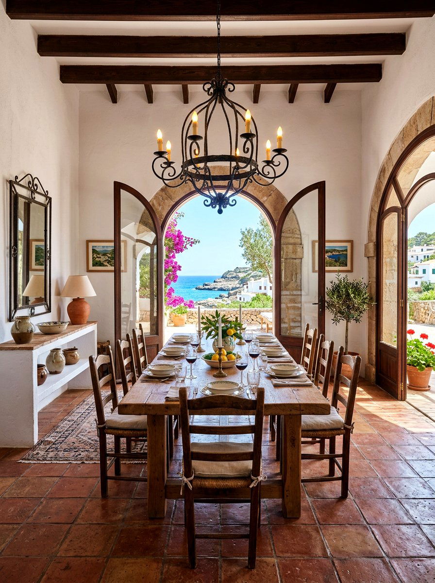 Mediterranean villa dining room - 30 villa dining room ideas